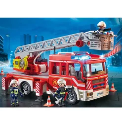 Playmobil 9463 City Action : Camion de pompiers avec échelle pivotante - Playmobil