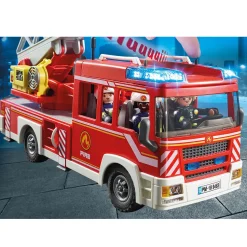 Playmobil 9463 City Action : Camion de pompiers avec échelle pivotante - Playmobil