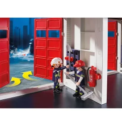 Playmobil 9462 City Action : Caserne de pompiers avec hélicoptère - Playmobil
