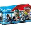 Playmobil 70572 City Action - Les policiers : Police Policier avec moto et voleur - Playmobil