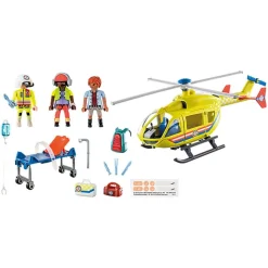 Playmobil 71203 City life : Hélicoptère de secours - Playmobil