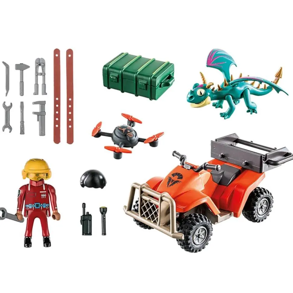 Playmobil 71085 Dragons Les Neuf Royaumes - Quad & Phil - Playmobil