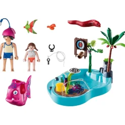 Playmobil 70610 Family Fun : Piscine avec jet d'eau - Playmobil