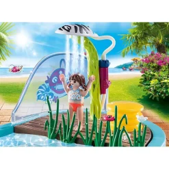 Playmobil 70610 Family Fun : Piscine avec jet d'eau - Playmobil