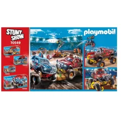 Playmobil 70549 Stuntshow : Stuntshow 4x4 de cascade Taureau - Playmobil