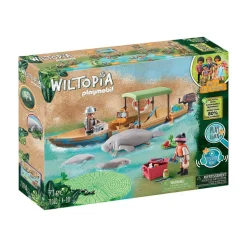 Playmobil 71010 Wiltopia : : Pirogue et lamantins - Playmobil