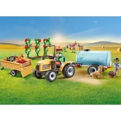 Playmobil Country : Fermier avec tracteur et citerne - Playmobil
