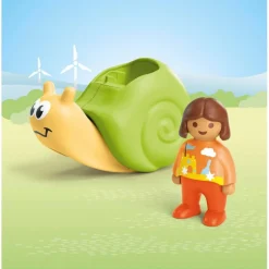 Playmobil Junior 71699 : Enfant avec escargot à bascule - Playmobil