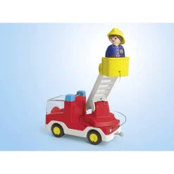 Playmobil Junior : Camion de pompier avec échelle pivotante - Playmobil