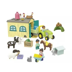 Playmobil Junior : Ferme avec tracteur et animaux - Playmobil