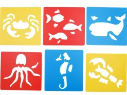 Pochoir animaux marins - Eduplay