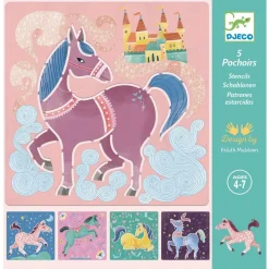 Pochoirs : Chevaux - Djeco