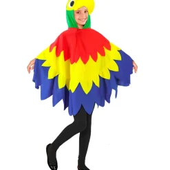 Poncho Perroquet -Enfant - RueDeLaFete