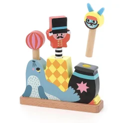 Pop-up en bois : Circus - Michelle Carlslund - Vilac