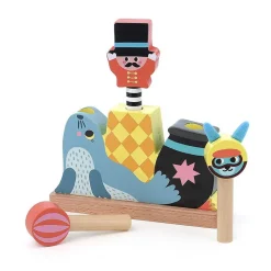 Pop-up en bois : Circus - Michelle Carlslund - Vilac