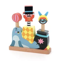 Pop-up en bois : Circus - Michelle Carlslund - Vilac