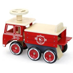 Porteur camion de pompiers - Vilac