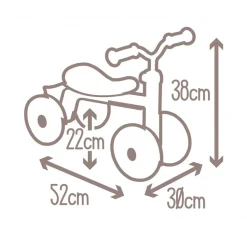 Porteur rookie rose - Smoby