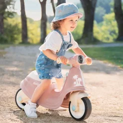 Porteur scooter rose clair - Smoby