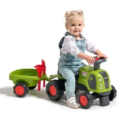 Porteur tracteur avec remorque Claas : Vert - Falk / Falquet