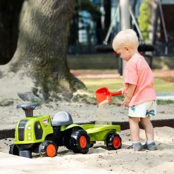 Porteur tracteur avec remorque Claas : Vert - Falk / Falquet