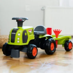 Porteur tracteur avec remorque Claas : Vert - Falk / Falquet