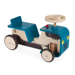 Porteur tracteur en bois : Bleu - Janod