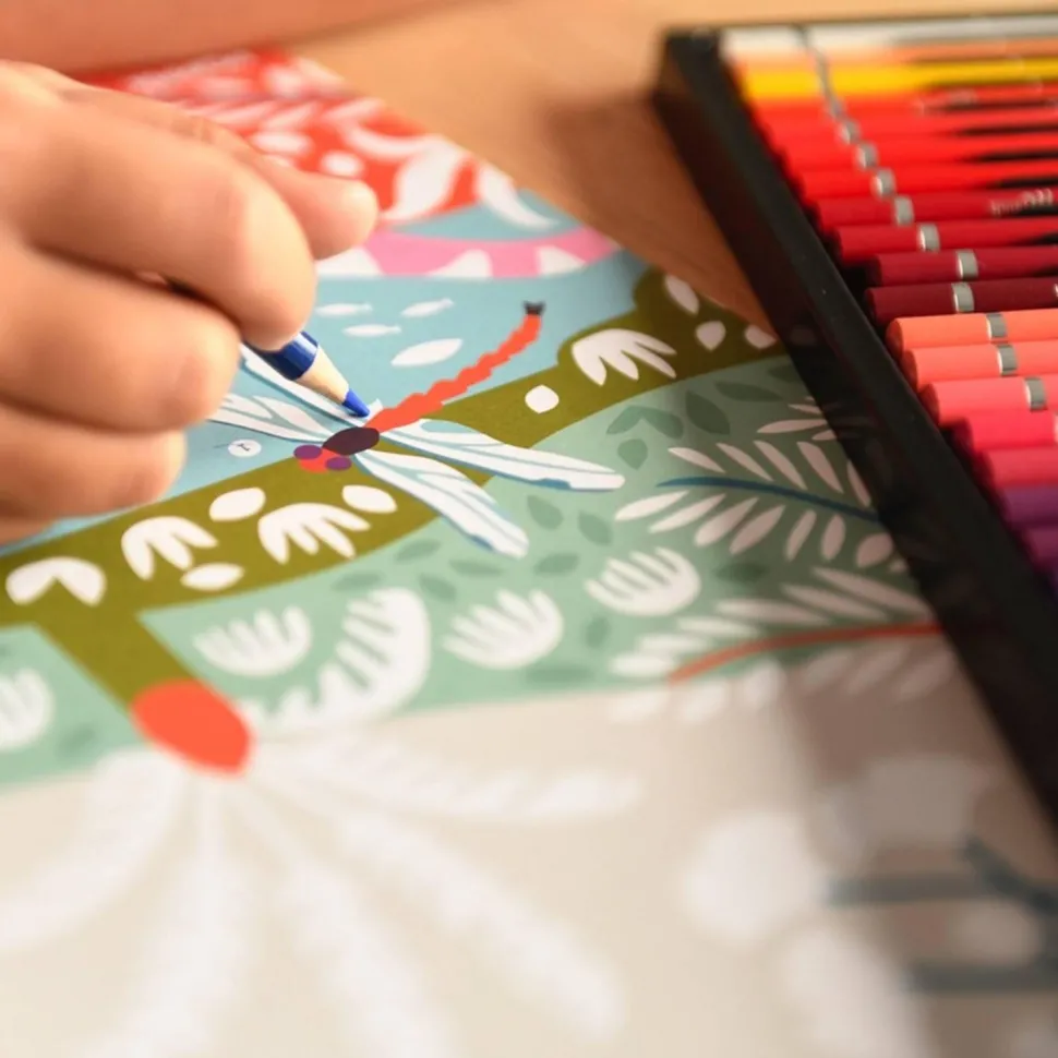 Poster à colorier : Dinosaures - Poppik