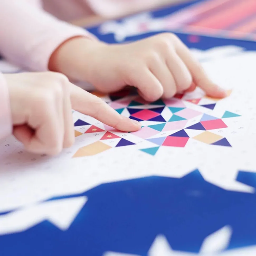 Poster créatif + 1000 stickers : constellation - Poppik