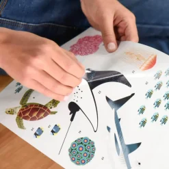 Poster pédagogique : oceans - Poppik