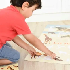 Poster pédagogique : savane - Poppik