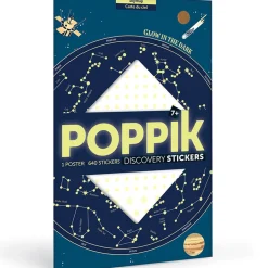 Poster pédagogique et stickers : Étoiles phosphorscentes - Poppik
