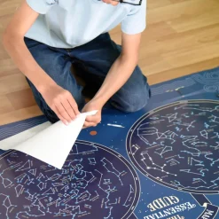 Poster pédagogique et stickers : Étoiles phosphorscentes - Poppik