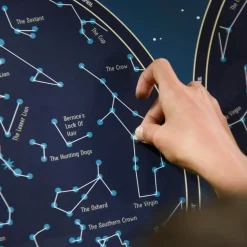 Poster pédagogique et stickers : Étoiles phosphorscentes - Poppik