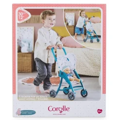 Poussette pour poupon 30 cm : poussette oursons - Corolle
