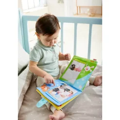 Premier album photos pour bébé : Compagnons de jeu - Haba