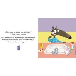 P'TIT LOUP SE BROSSE LES DENTS - Editions Auzou