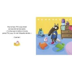 P'TIT LOUP S'HABILLE TOUT SEUL - Editions Auzou