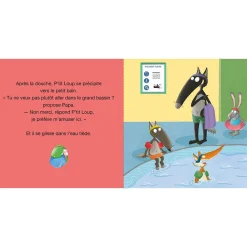 P'TIT LOUP VA A LA PISCINE - Editions Auzou