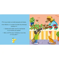P'TIT LOUP VA AU MARCHÉ - Editions Auzou