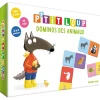 P'TITS JEUX - P'TIT LOUP - DOMINOS DES ANIMAUX - Editions Auzou