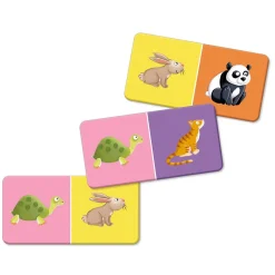 P'TITS JEUX - P'TIT LOUP - DOMINOS DES ANIMAUX - Editions Auzou