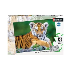 Puzzle 150 pièces : Bébé Tigre - Nathan