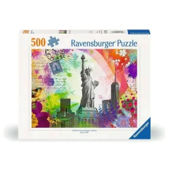 Puzzle 500 pièces : Carte postale de New York - Ravensburger