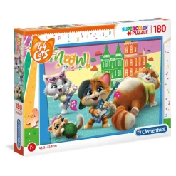 Puzzle 180 pièces : 44 Chats - Clementoni