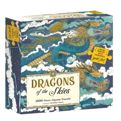 Puzzle 1000 pièces : Dragons des Cieux - Galison