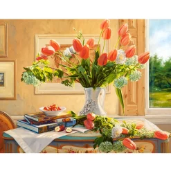 Puzzle 3000 pièces : Impressions florales - Castorland