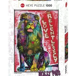 Puzzle 1000 pièces : Jolly Pets Love Relentlessly - Heye