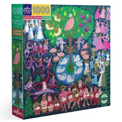 Puzzle 1000 pièces : 12 jours de Noël - Eeboo