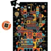 Puzzle 100 pièces : La ville animée - Djeco